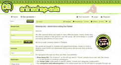 Desktop Screenshot of onlineshop-asia.com
